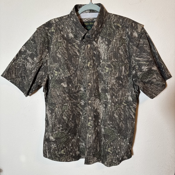 Camo Other - Tiger Hill Camo Fishing Hunting Vented Back Lots Of Pockets Cotton Men's Small